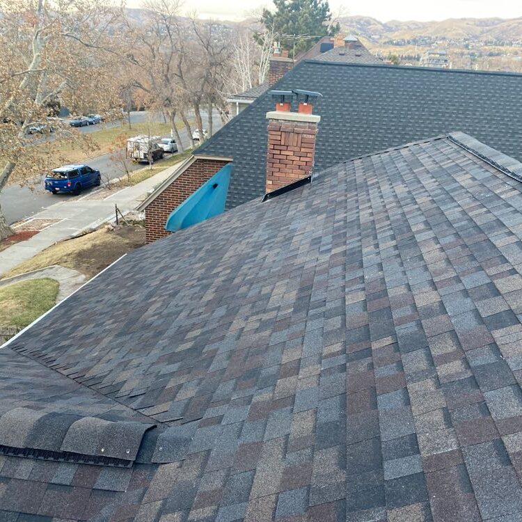 new roof replacement by Utah's roofing experts at Intermountain West Contractors