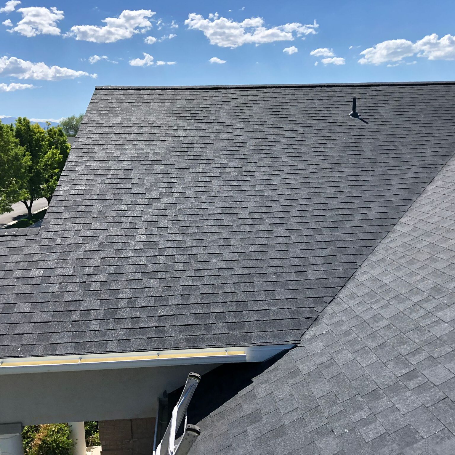 new roof replacement by Utah's roofing experts at Intermountain West Contractors